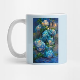 Blue roses Mug